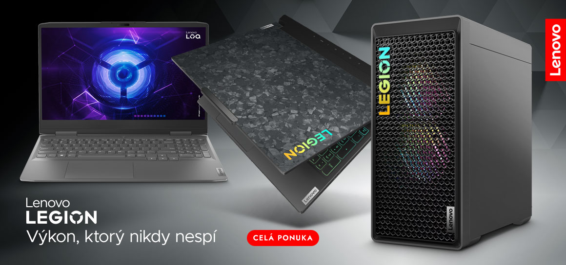 Lenovo Legion – výkon, ktorý nikdy nespí