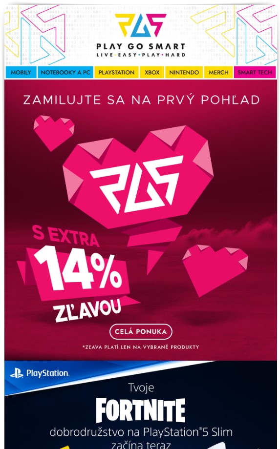 Zamiluj sa do každého nákupu, ktorý urobíš, s extra - 14% zľavou! 🥰