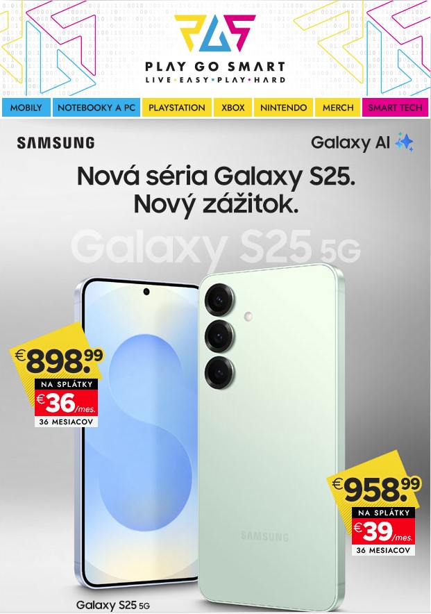 💥Horúca novinka na trhu - séria Samsung S25 je tu a čaká na teba! 😍