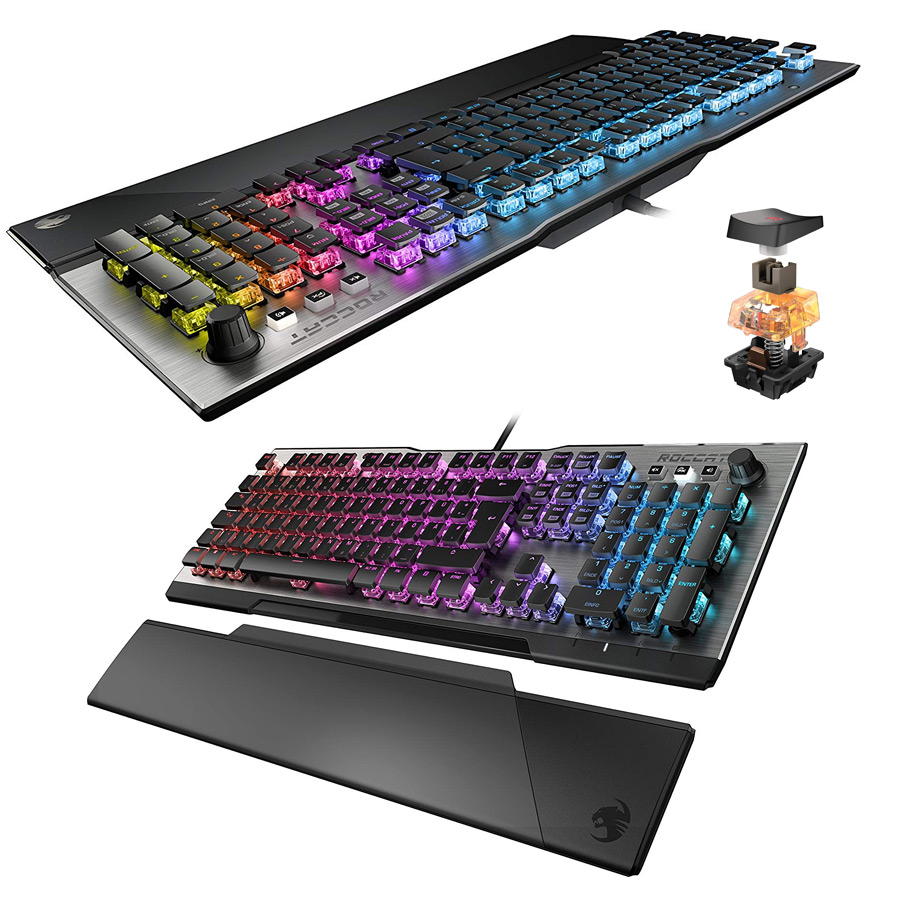 Roccat Vulcan 120 AIMO Gaming Keyboard, Black