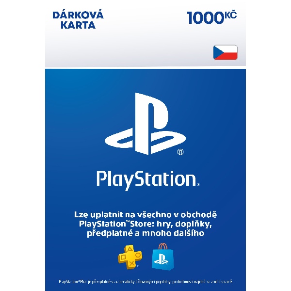PlayStation Store - darčekový poukaz 1000 Kč