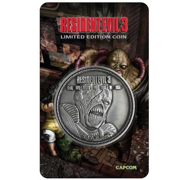 Zberateľská minca Nemesis Limited Edition (Resident Evil)