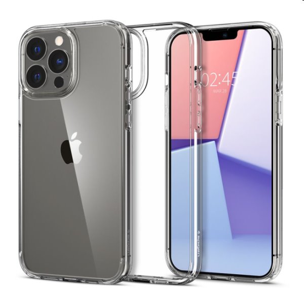 Puzdro Spigen Crystal Hybrid pre Apple iPhone 13 Pro Max, transparentný