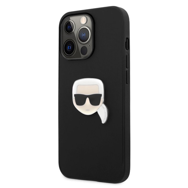 Puzdro Karl Lagerfeld TPU Choupette Head pre iPhone 13 Pro Max, black