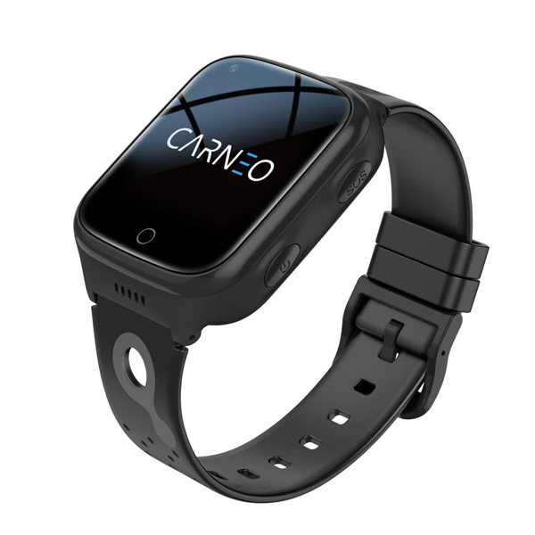 Carneo GuardKid+ 4G Platinum detské smart hodinky, čierne