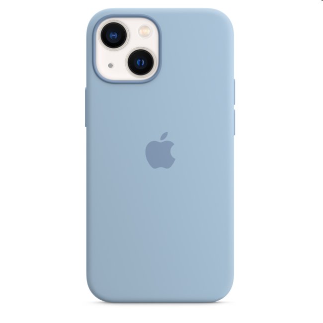 Apple iPhone 13 mini Silicone Case with MagSafe, blue fog