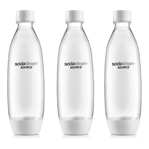 SodaStream Fľaša fuse TriPack 1l, 3 ks, biele