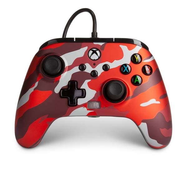 PowerA Enhanced Wired Controller for Xbox Series, Metallic Red Camo ...