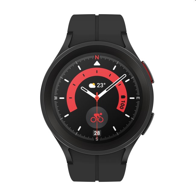 Samsung Galaxy Watch5 Pro 45mm, black titanium SM-R920NZKAEUE