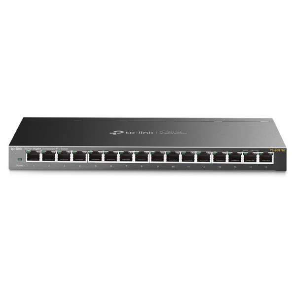 TP-Link TL-SG116E, 16 portov sieťový switch stolný TL-SG116E