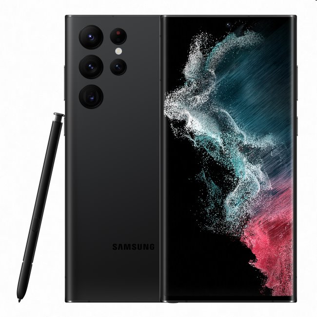 Samsung Galaxy S22 Ultra, 8/128GB, Phantom Black, rozbalené balenie