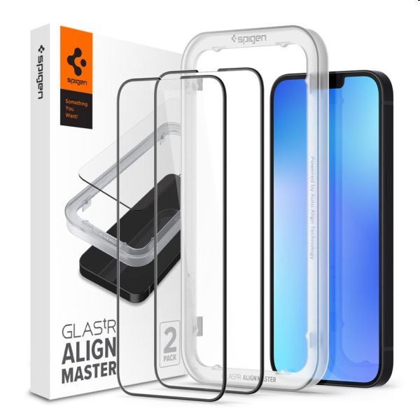 Tvrdené sklo Spigen tR Align Master pre Apple iPhone 14 Plus/13 Pro Max, 2 kusy