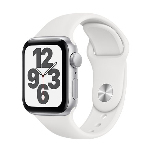 Apple Watch SE GPS, 40mm, sivá, hliníkové puzdro, Trieda C - použité, záruka 12 mesiacov