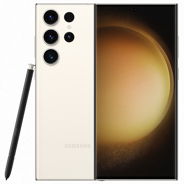 Samsung Galaxy S23 Ultra, 8/256GB, cream, Trieda B - použité, záruka 12 mesiacov