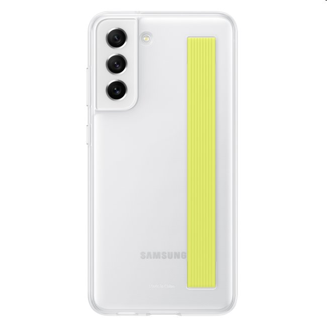 Samsung Clear Strap Cover S21 FE, white - OPENBOX (Rozbalený tovar s plnou zárukou)