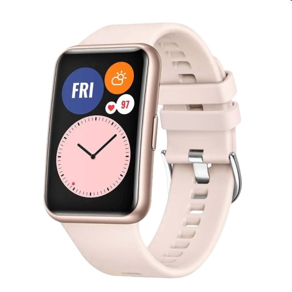 E-shop FIXED Silikónový remienok pre Huawei Watch FIT, ružová FIXSSTB-1054-PI