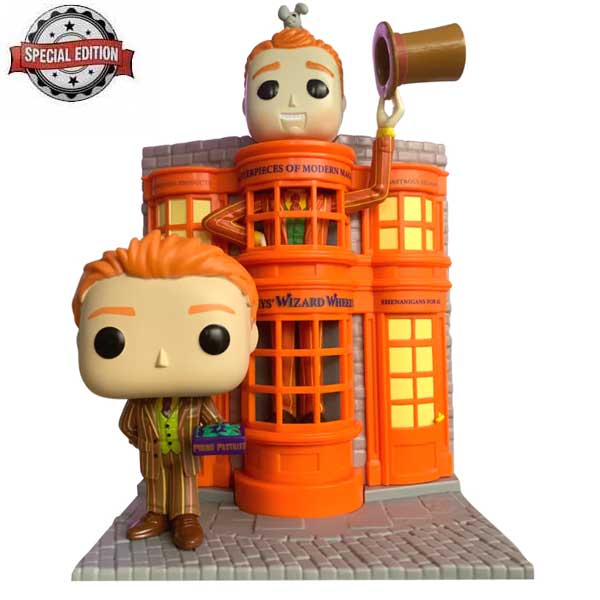 POP! Deluxe: Fred Weasley with Weasly’s Wizard Wheezes (Harry Potter) Special Edition