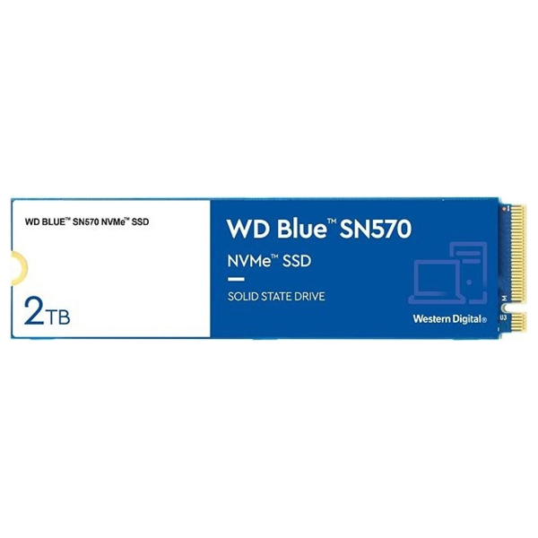 WD Blue SN570 SSD disk 2 TB NVMe M2 2280 WDS200T3B0C