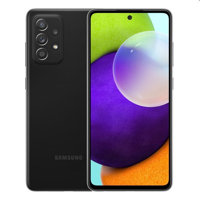Samsung Galaxy A52 - A525F, 8/256GB, Awesome Black, Trieda C - použité, záruka 12 mesiacov