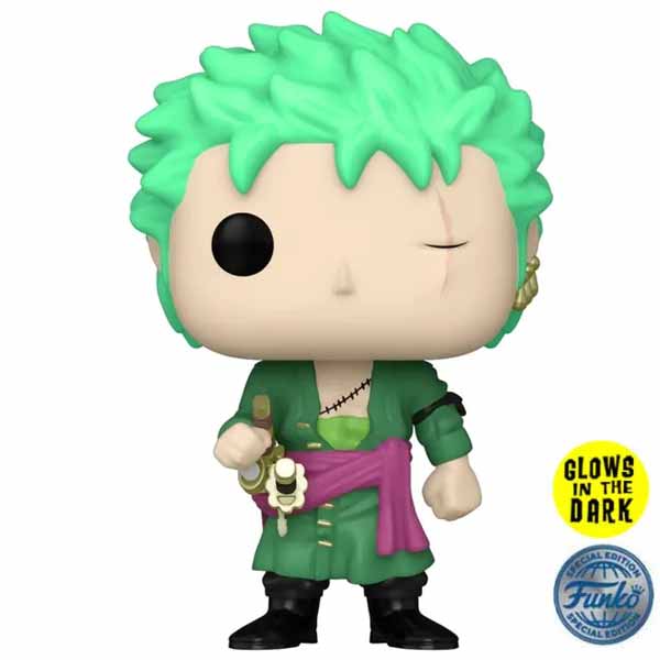 POP! Animation: Roronoa Zoro (One Piece) Special Edition (Glows in The Dark)