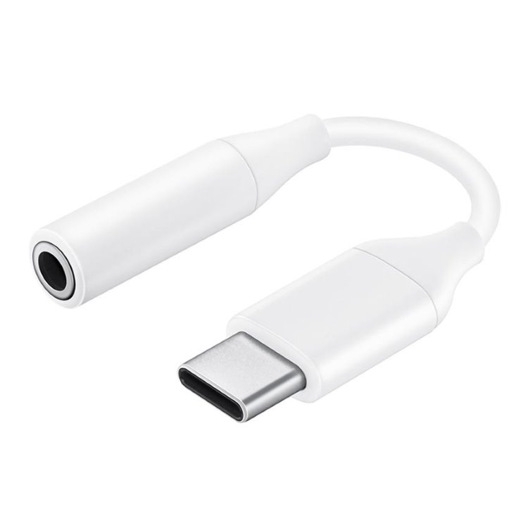 E-shop Samsung Redukcia z USB-C na 3,5 mm jack, biely GP-TGU022MVAWW
