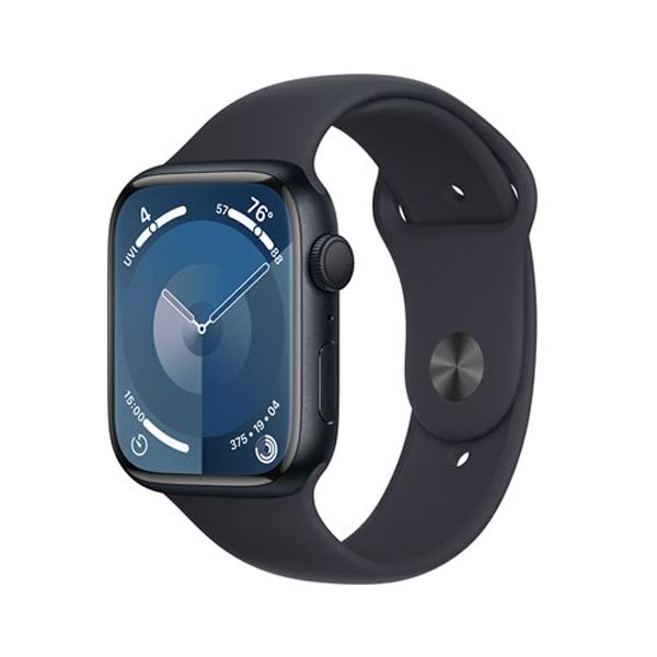 Apple Watch Series 9 GPS 41mm polnočná , hliníkové puzdro so športovým remienkom polnočná - M/L