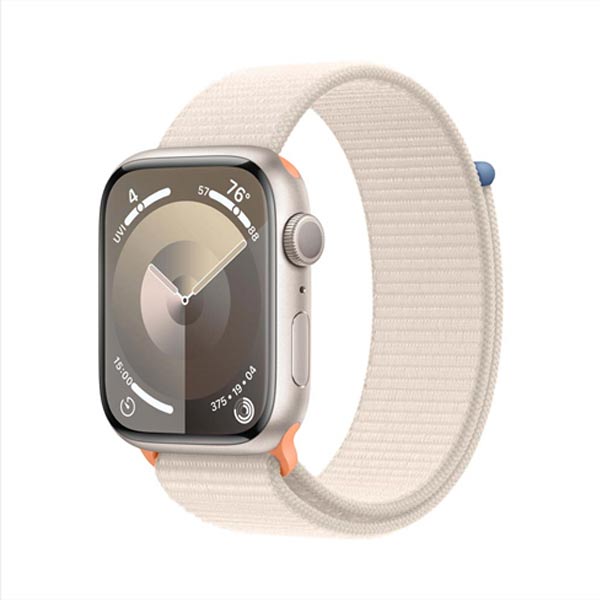 Apple Watch Series 9 GPS 45mm hviezdna biela , hliníkové puzdro so športovým remienkom hviezdna biela