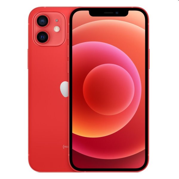 Apple iPhone 12, 64GB, (PRODUCT)RED, Trieda A - použité s DPH, záruka 12, mesiacov