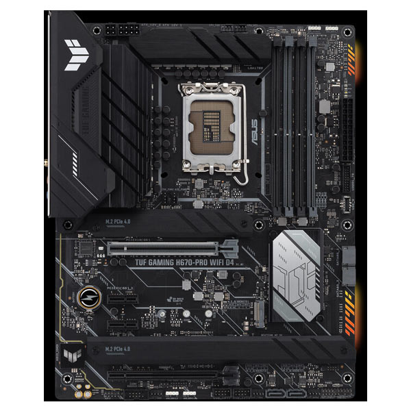 ASUS TUF GAMING H670-PRO WIFI D4 soc 1700 H670 DDR4 ATX HDMI DP