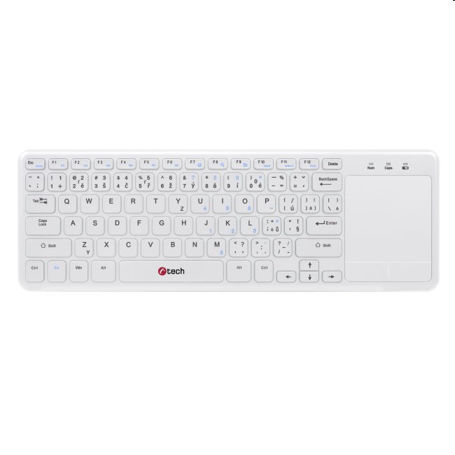 Darček - C-Tech bezdrôtová klávesnica s touchpadom (SK layout) v cene 16,99 €