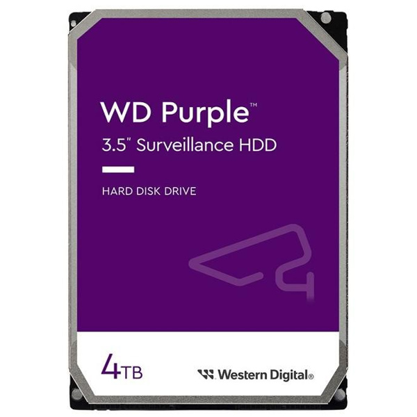 WD Purple Pevný disk NVR HDD 4 TB SATA