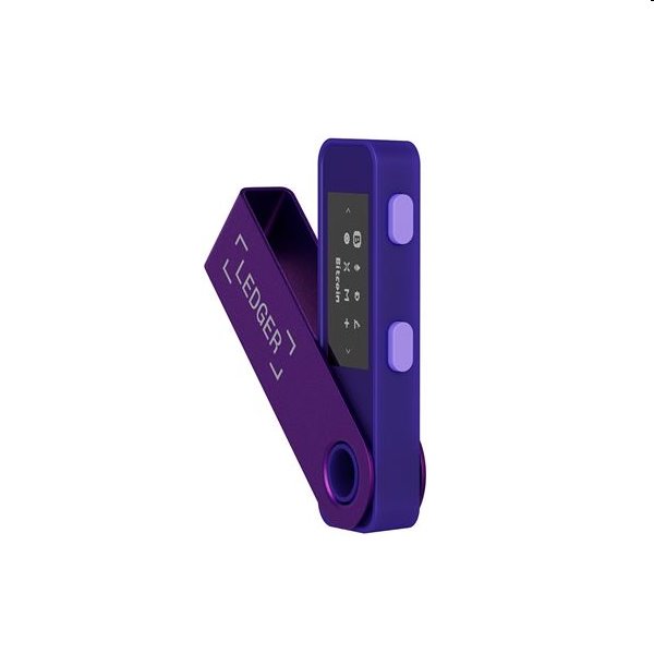 Ledger Nano S Plus hardvérová peňaženka na kryptomeny, amethyst purple