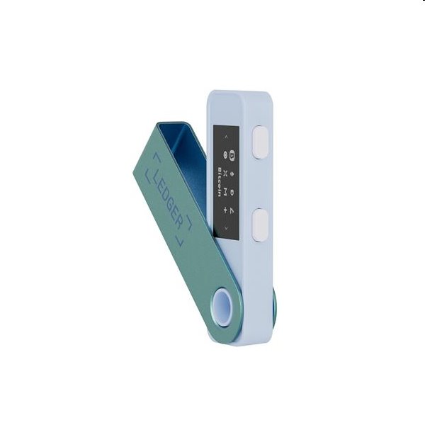 Ledger Nano S Plus hardvérová peňaženka na kryptomeny, pastel green