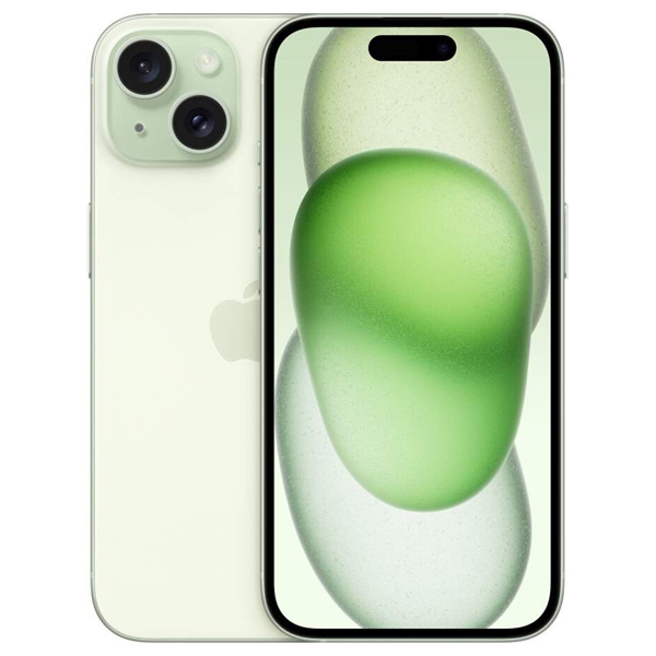 Apple iPhone 15, 128GB, zelená, Trieda A - použité, záruka 12 mesiacov