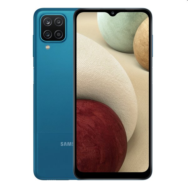 Samsung Galaxy A12 - A125F, 4/64GB, modrá, Trieda C - použité, záruka 12 mesiacov