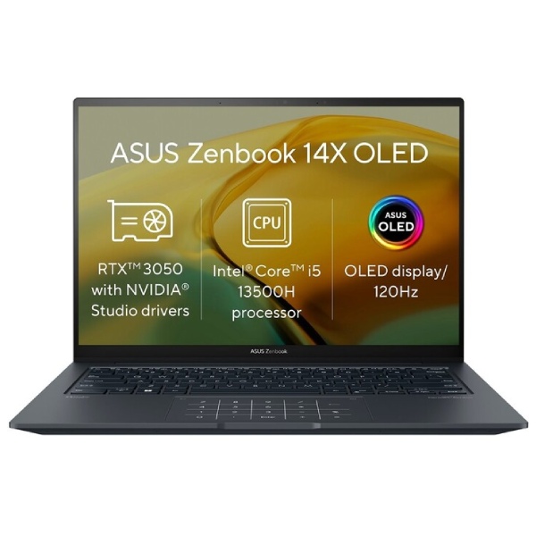 ASUS Zenbook i5-13500H, 16 GB, 1 TB SSD, RTX3050, 14,5" WQXGA, Win11Home, siv7