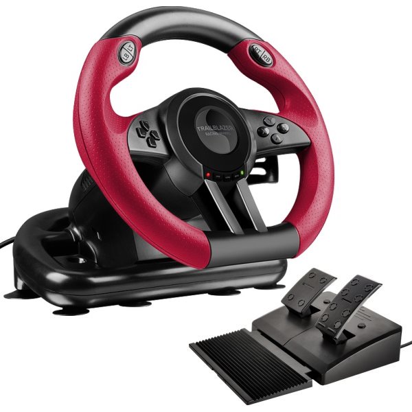 Speedlink Trailblazer Racing Wheel for PS4/Xbox One/PS3/PC, black, použitý, záruka 12 mesiacov