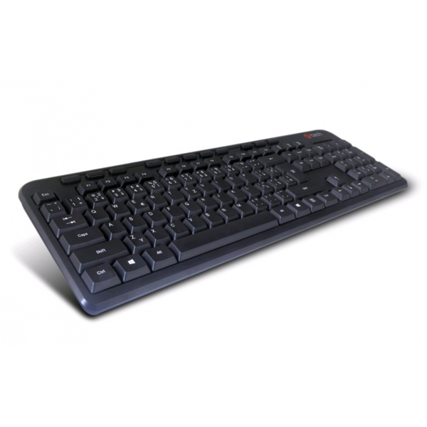 Klávesnica C-Tech KB-102M USB slim, CZSK rozloženie, čierna KB-102M-U-BL