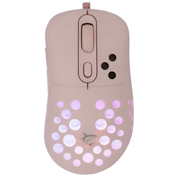 E-shop White Shark AZRAEL herná myš, 6D, 7200 dpi, ružová AZRAEL-P