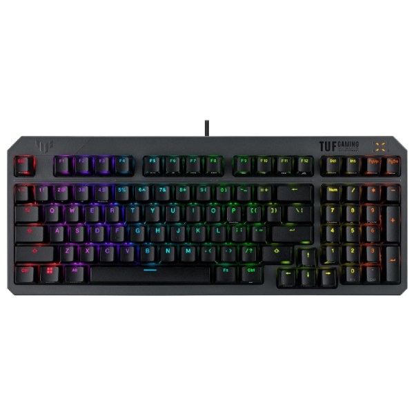 Herná klávesnica Asus TUF Gaming K3 GEN II CZ/SK, čierna