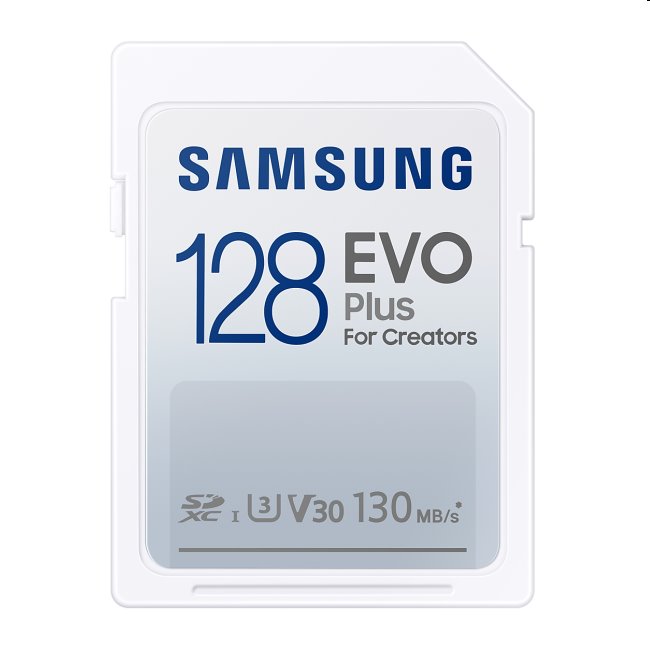 Samsung EVO Plus SDXC 128 GB, použitý, záruka 12 mesiacov