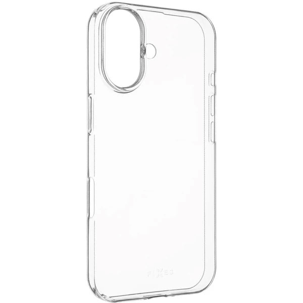 FIXED TPU Skin Ultratenké gélové puzdro pre Apple iPhone 16 Plus, 0,6 mm, transparentné