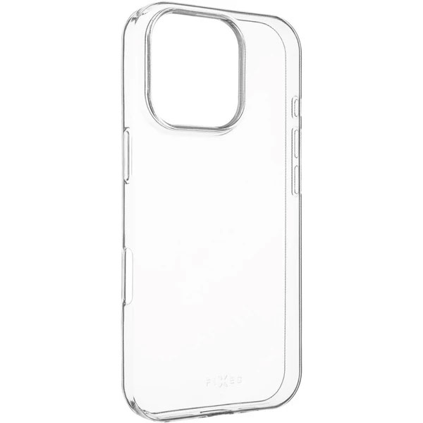 FIXED TPU Skin Ultratenké gélové puzdro pre Apple iPhone 16 Pro Max, 0,6 mm, transparentné