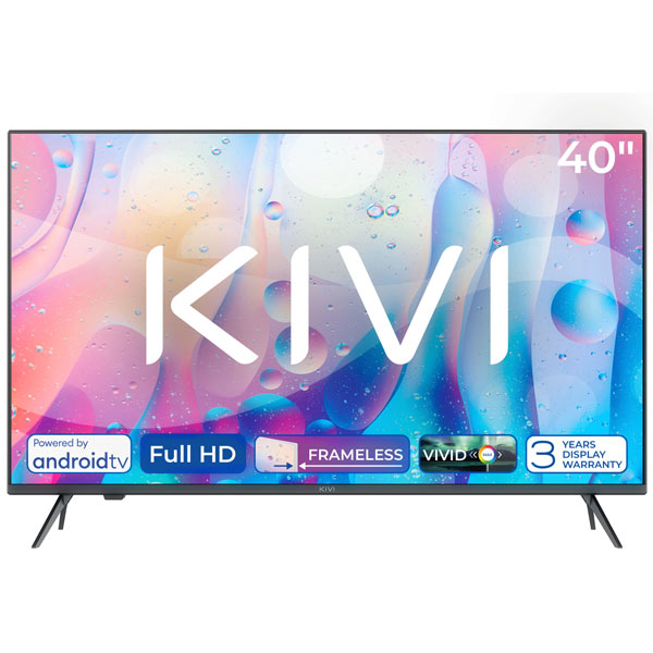 KIVI TV 40F760QB, 40" (100 cm), HD LED TV, AndroidTV, čierny 40F760QB