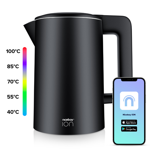 Niceboy ION Smart Kettle Onyx black smart-kettle-b