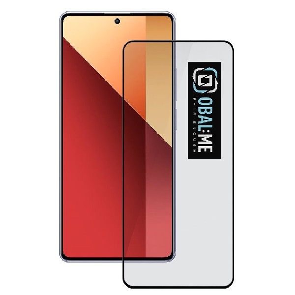 OBAL:ME 5D Ochranné tvrdené sklo pre Xiaomi Redmi 13 Pro 4G/5G, čierna