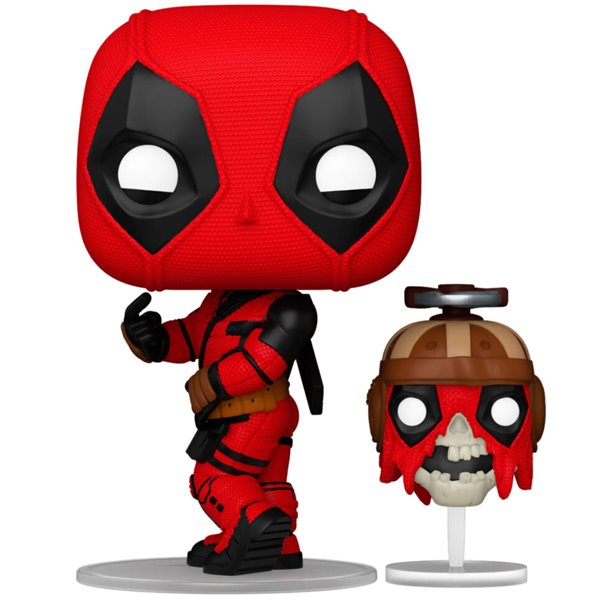 POP! Deadpool & Wolverine: Deadpool with Headpool (Marvel), použitý, záruka 12 mesiacov