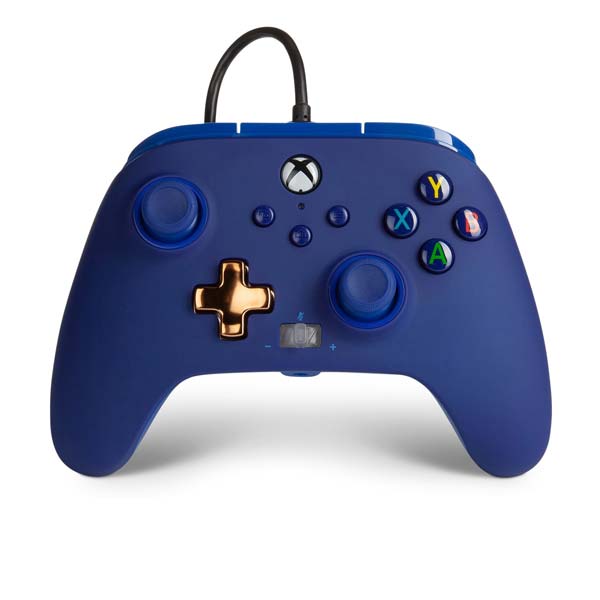 PowerA Enhanced Wired Controller for Xbox Series, Midnight Blue, vystavený, záruka 21 mesiacov