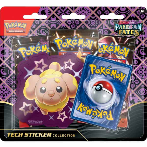 PKM Scarlet & Violet Paldean Fates Tech Sticker Collection Fidough (Pokémon), vystavený, záruka 21 mesiacov