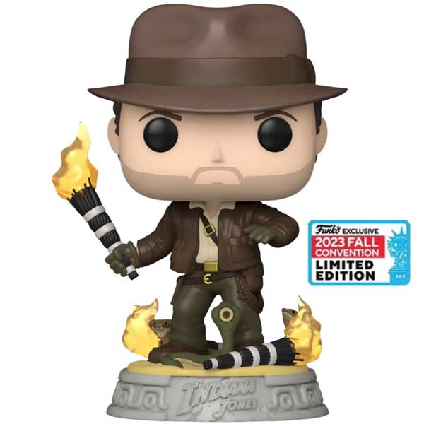 POP! Movies: Indiana Jones with Snake 2023 Fall Convention Limited Edition, použitý, záruka 12 mesiacov